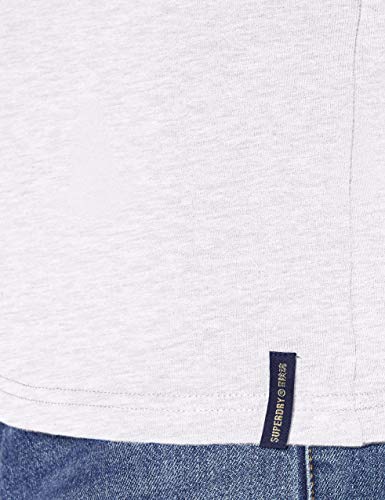Superdry Vintage Sport tee Camiseta, Ice Marl, XL para Hombre