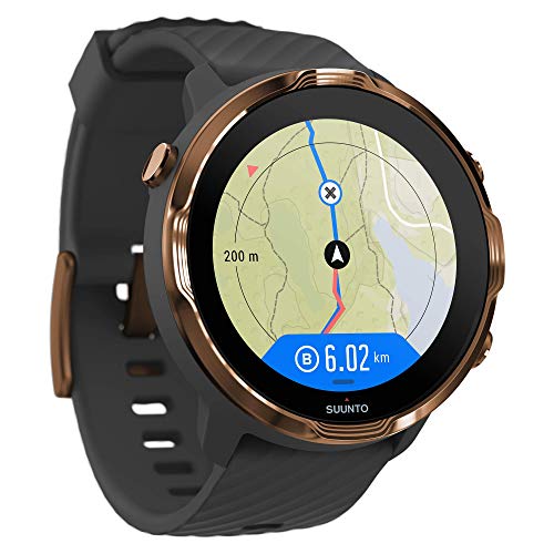 SUUNTO 7 GPS Sport Smartwatch con Wear OS by Google, grafito, cobre