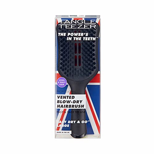 Tangle Teezer The Easy Dry and Go - Cepillo para el cabello con ventilación, color negro azabache