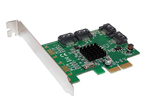 TARJETA CONTROLADORA PCI Express (PCIe) a 4 PUERTOS SATA 3 (SATA III) RAID 0, RAID 1 RAID 10 - Chipset MARVELL 88SE9230 - By Computer District