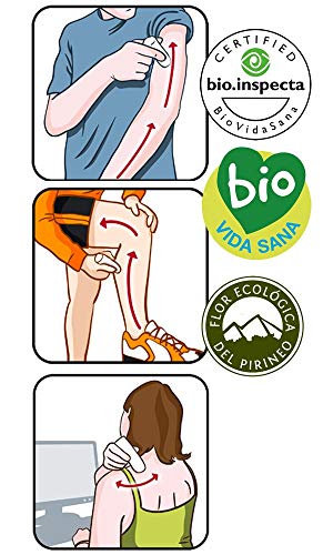 Taüll Orgànics - Gel de Árnica Eco 50ML | Roll on de Árnica Montana, 100% Ecológico, Antinflamatorio Natural, para Dolores y Molestias Musculares de Espalda, Cuello y piernas cansadas