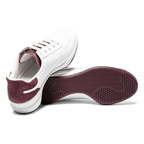 TBS BRANDY-M7H57, Zapatillas Mujer, Blanc Bordeaux, 38 EU
