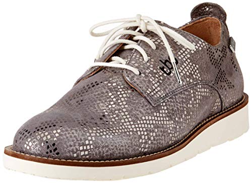 TBS CELENZA, Oxford Plano Mujer, Negro, 37 EU