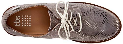 TBS CELENZA, Oxford Plano Mujer, Negro, 37 EU