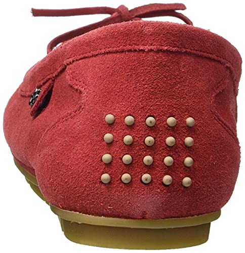 TBS LITANNI, Zapatos Tipo Ballet Mujer, Rojo, 37 EU