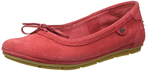 TBS LITANNI, Zapatos Tipo Ballet Mujer, Rojo, 37 EU