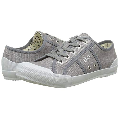 TBS Opiace, Zapatos de Cordones Derby Mujer, Gris (Anthracite R7014), 37 EU