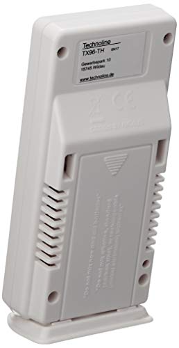 Technoline Sensor de Temperatura y Humedad, emisor Exterior TX 96-TH TW-003 – Emisor de Repuesto con 433 MHz.