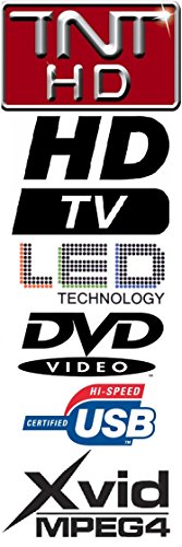 Televisión TV + DVD LED 18.5" HD LED 12V /220 V camping
