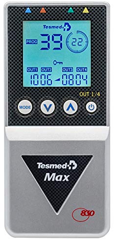 Tesmed Max 830 electroestimulador muscular profesional: máxima potencia, 99 programas, masajes tens, patente waims system ondas secuenciales