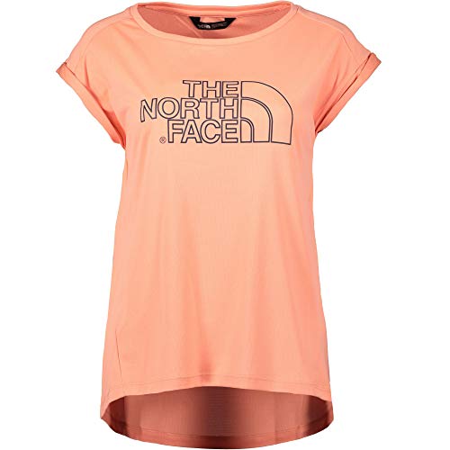 The North Face Extent T – Camiseta para Mujer, Todo el año, Mujer, Color Desert Flower Orange, tamaño Extra-Small