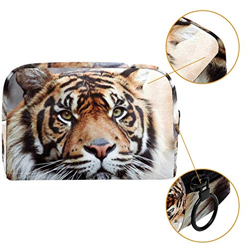 Tiger - Neceser de viaje grande para mujer, neceser de viaje y neceser de maquillaje con muchos bolsillos