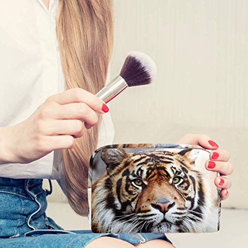 Tiger - Neceser de viaje grande para mujer, neceser de viaje y neceser de maquillaje con muchos bolsillos