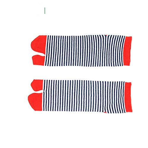 TIGERROSA Calcetines De Compresion Zuecos 36-39 Para Mujer Zuecos Con Punta Para El Pie Calcetines Finos De Algodón 3 Pares De Rojos