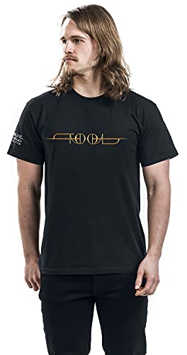 Tool Double Eye Tunnel Hombre Camiseta Negro M, 100% algodón, Regular