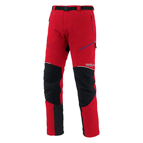 Trango TRX2 PES Stretch FT - Pantalón Largo para Hombre, Color Rojo, Talla 2XL