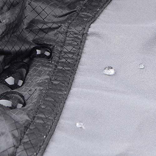 TRIWONDER Polainas Impermeable de Senderismo para Piernas a Prueba de Viento Nieve Lluvia para Montaña Caza Esquí Escalada 1 Par (Naranja y Gris)