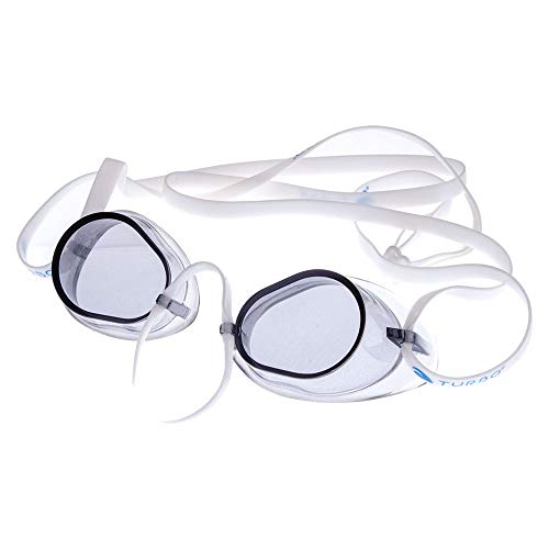 Turbo Grenoble - Gafas de natación (protección UV), Color Gris