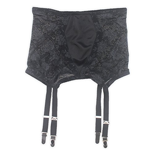 TVRtyle S503 - Cinturones de cintura alta para mujer, estilo vintage, 4 correas de metal Negro Negro ( XXL