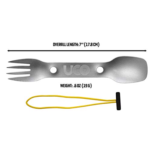 UCO Tenedor de utilidad unisex, color plateado, talla única