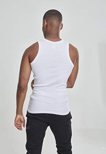 Urban Classics Mens Kaupzenpulli - Camiseta de tirantes para hombre, color blanco (White), talla X-Large (talla del fabricante: X-Large)