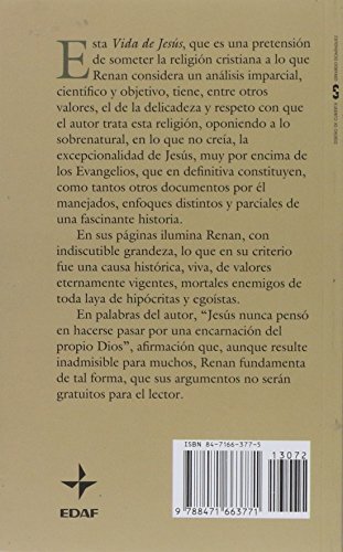 Vida De Jesus - Renan (Biblioteca Edaf)