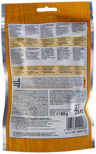 Vitakraft - Pure Chicken Filets, Snacks de Tiras de Pollo para Perros - 80 g