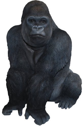 Vivid Arts ornamento resina gorila - Tamaño A