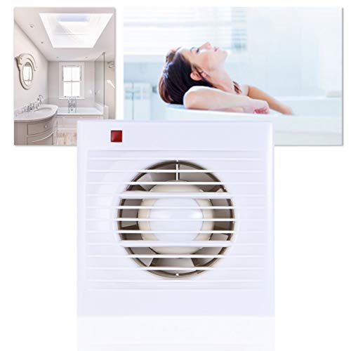 Vosarea KHG-100 Mute Wall Extractor Exhaust Fan Window Waterproof for Bathroom Kitchen Toilet (4inch)