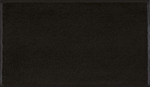 Wash+Dry - Alfombra Raven Black 75x120, Negro