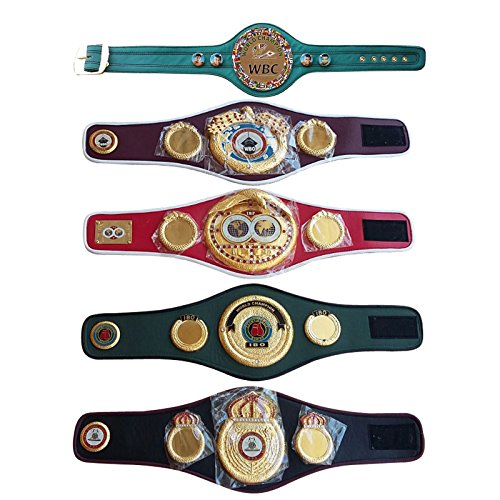 WBC WBA WBO IBF IBO Championships Cinturón de boxeo Replica Mini 5 Cinturones