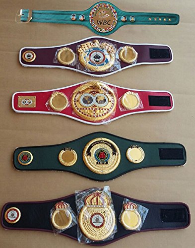 WBC WBA WBO IBF IBO Championships Cinturón de boxeo Replica Mini 5 Cinturones