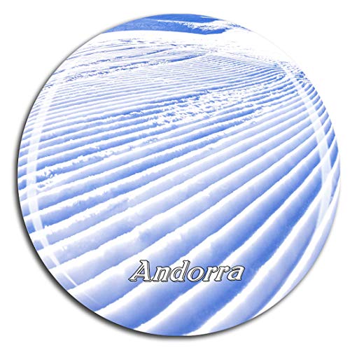 Weekino Grandvalira Ski Andorra Imán de Nevera 3D de Cristal de la Ciudad de Viaje Recuerdo Colección de Regalo Fuerte Etiqueta Engomada refrigerador