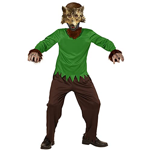 WIDMANN Disfraz de Hombre Lobo, Color marrón, M (00237)