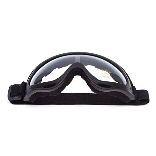 WILDKEN Gafas de Seguridad Anti-UV a Prueba de Viento Antipolvo Anti-Sable Anti-Niebla para Actividades al Aire Libre Ciclismo Moto Cross Mountain Bike ATV Ski (Claro)