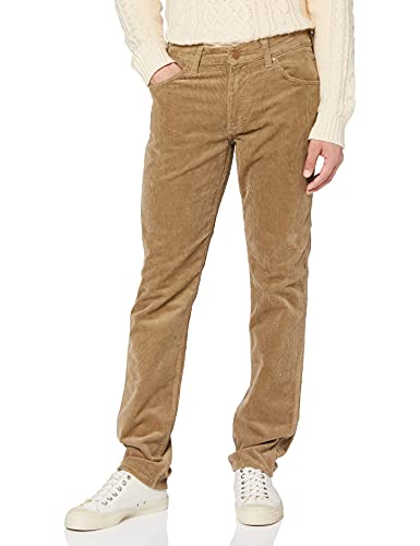 Wrangler Greensboro Non-Denim Pantalones, Flax, 36W / 32L para Hombre
