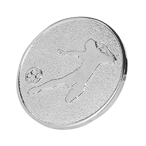Yosoo Health Gear Fútbol Toss Coin Deportes Fútbol Árbitro Flip Coin Disc Aleación Doble Lado Judge Soccer Flip Coin para niños Adultos