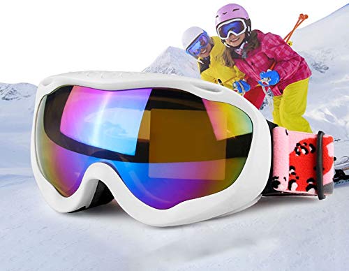ZAIHW Gafas de esquí para nieve Gafas de doble lente antivaho UV a prueba de viento Gafas para adultos y jóvenes Esquí, snowboard, motociclismo y motos de nieve Deportes al aire libre Deportes Gafas p