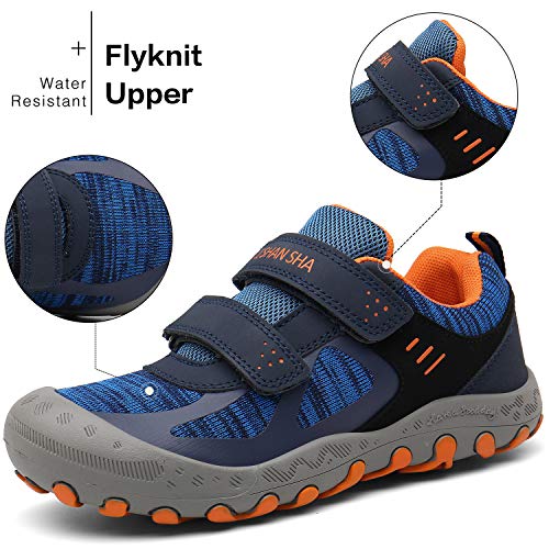 Zapatos Senderismo Niños Antideslizante Zapatillas Trekking Niño Bambas de Montaña para Niña Azul 31 EU