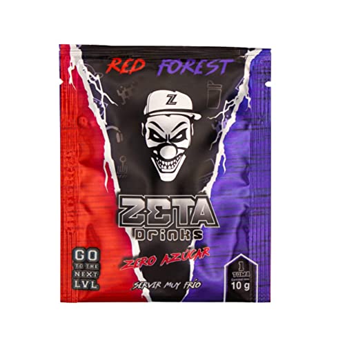 Zeta Drinks - Bebida energética para gamers en polvo, pack 20 muestras